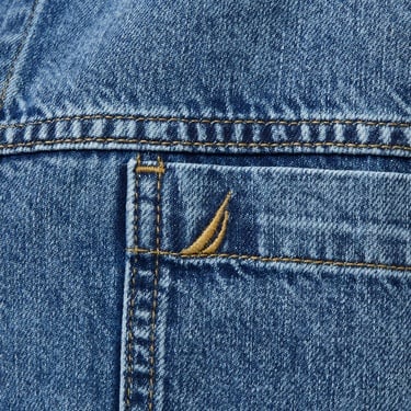  Nautica Kadın Lacivert Oversize Fit Gömlek