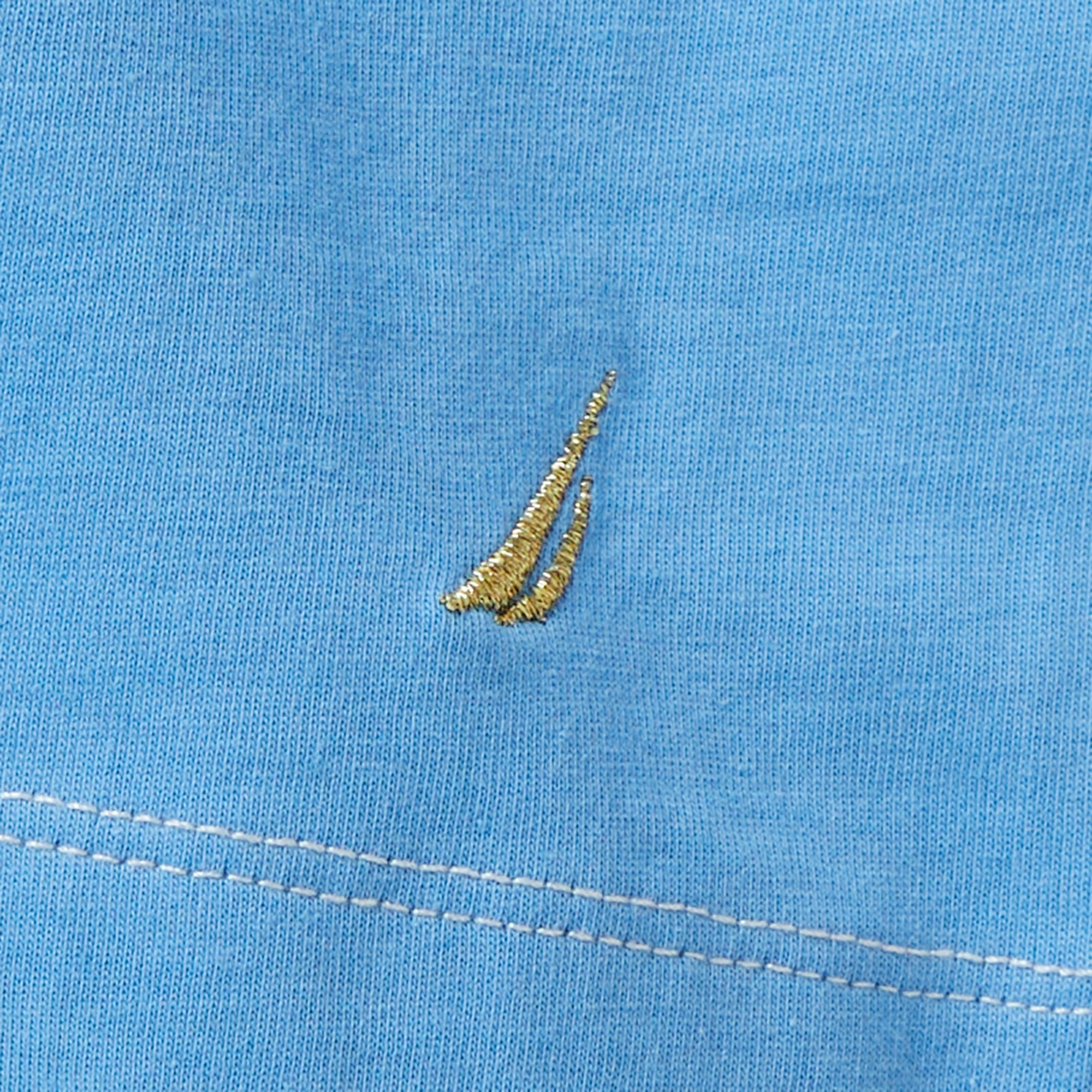 Nautica Kadın Mavi Regular Fit Renk Bloklu T-Shirt