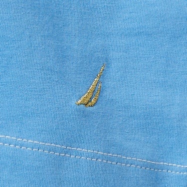  Nautica Kadın Mavi Regular Fit Renk Bloklu T-Shirt