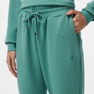  Nautica Kadın Yeşil Regular Fit Eşofman Altı