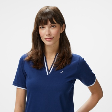  Nautica Kadın Lacivert Regular Fit Elbise
