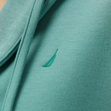  Nautica Kadın Yeşil Regular Fit Kapüşonlu Sweatshirt