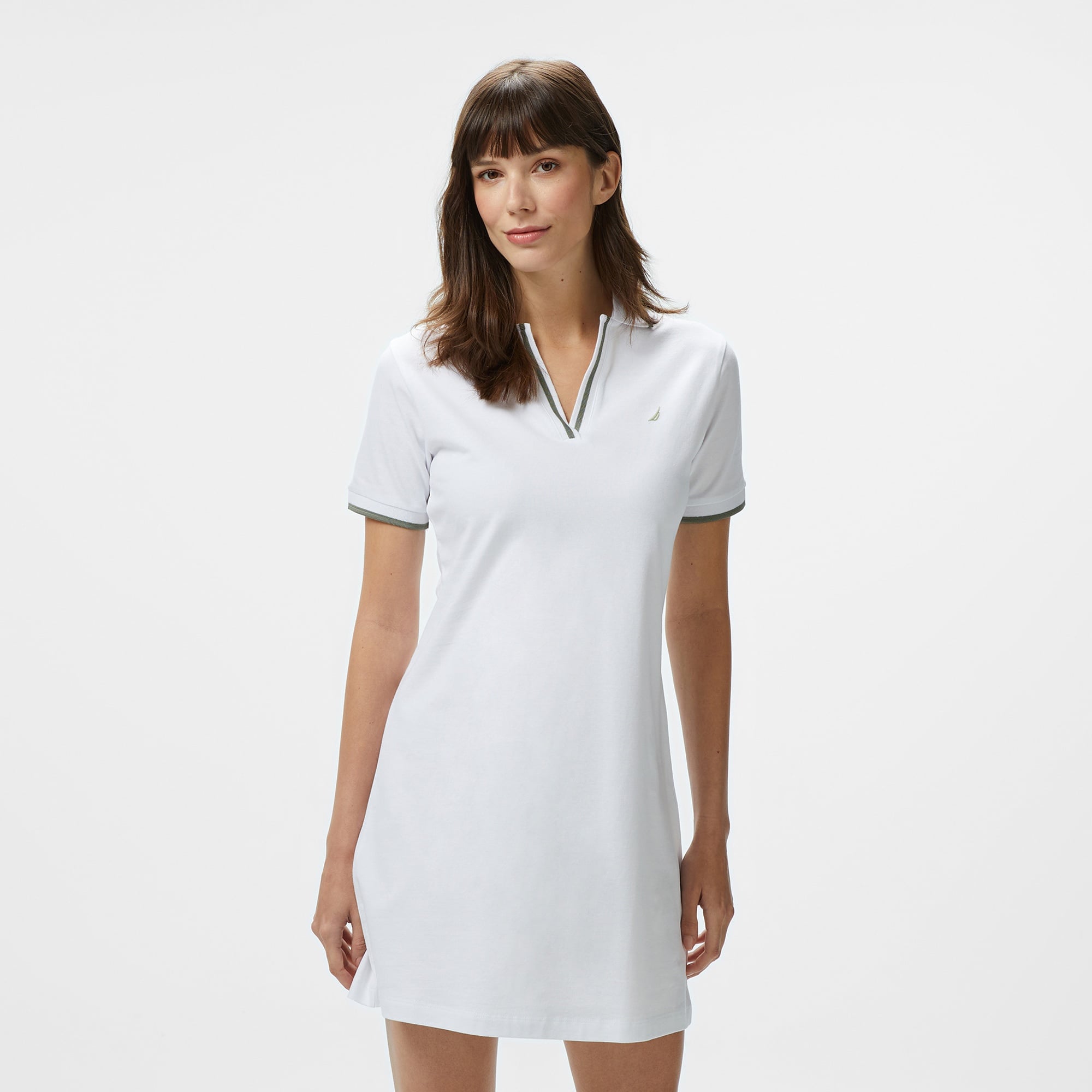 Nautica Kadın Beyaz Regular Fit Elbise