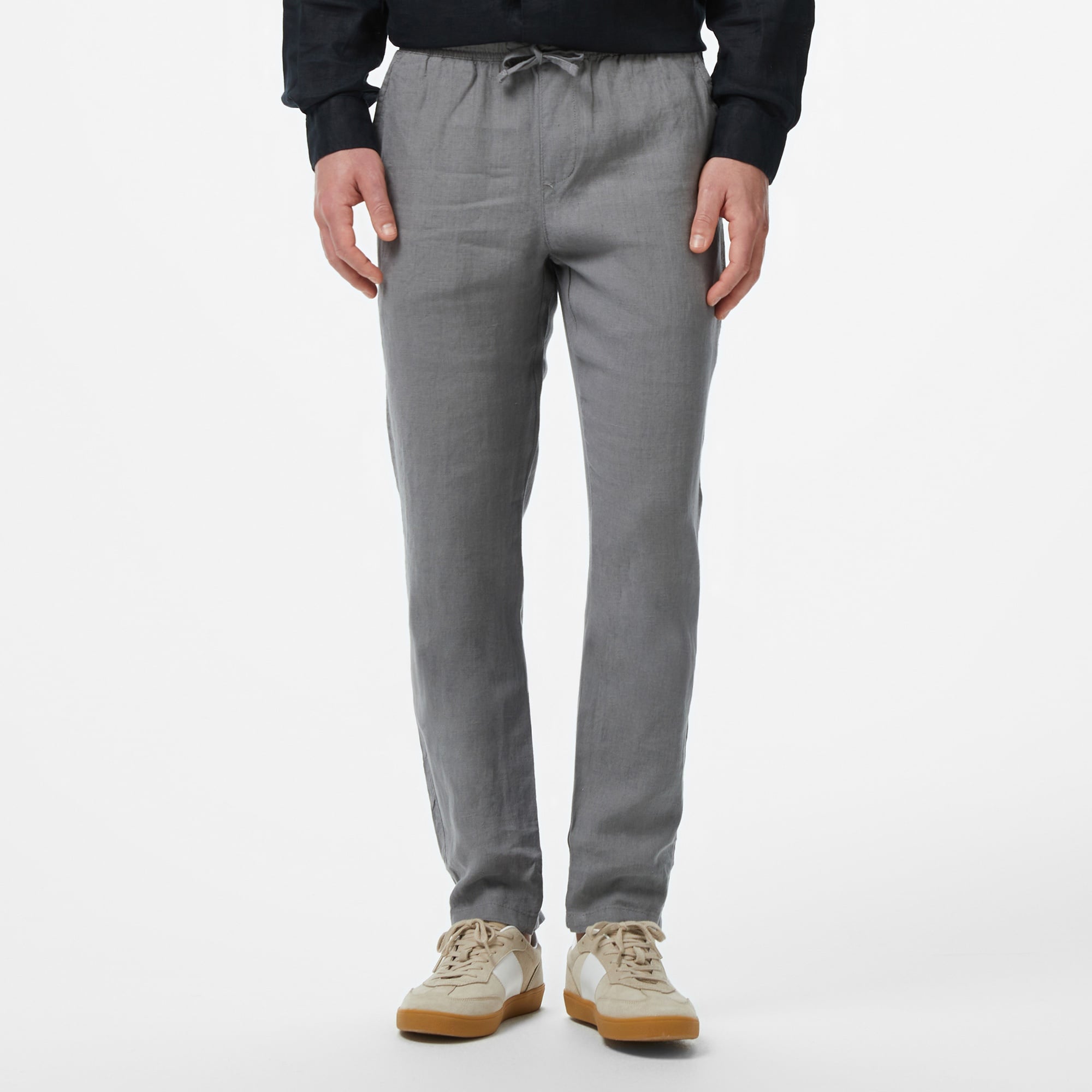 Nautica Erkek Gri Jogger Keten Pantolon