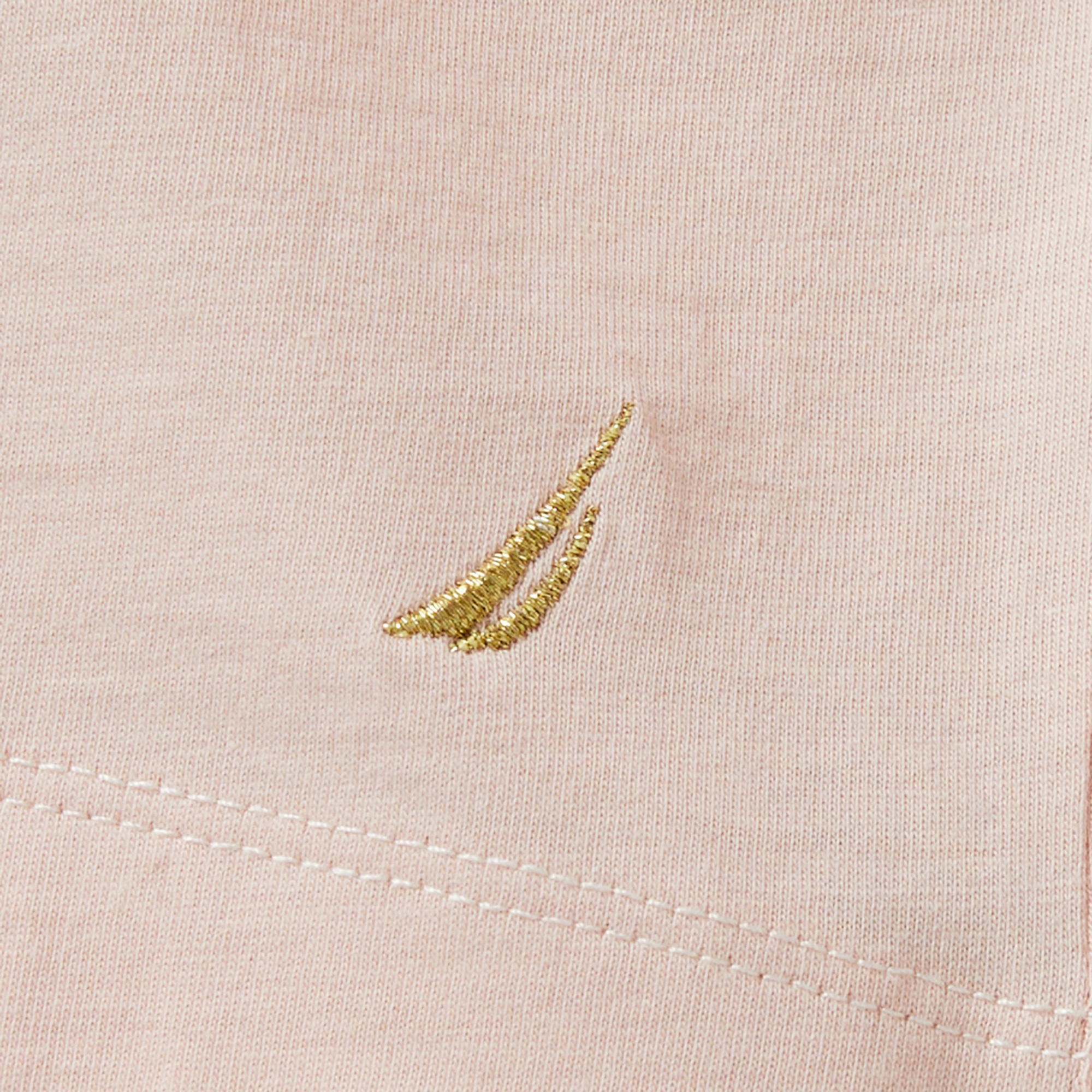 Nautica Kadın Pembe Regular Fit Renk Bloklu T-Shirt