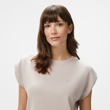  Nautica Kadın Pembe Regular Fit T-Shirt