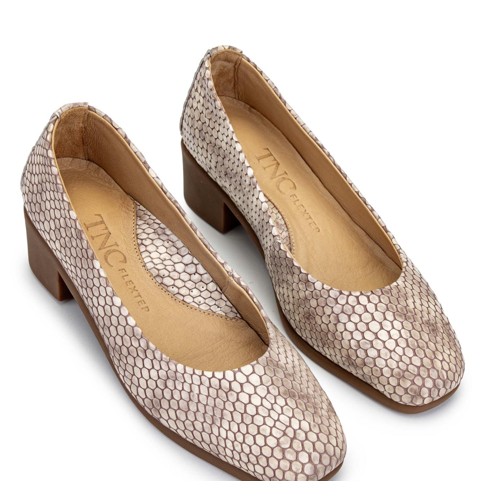 Tamer Tanca Kadın Hakiki Deri Vizon Rugan Topuklu Ayakkabı