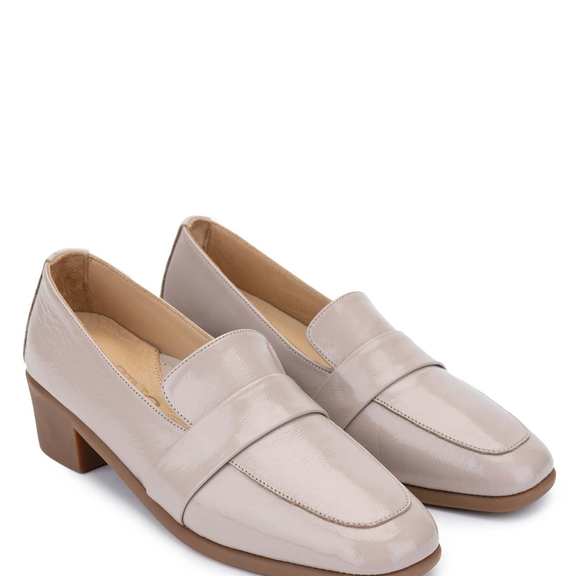 Tamer Tanca Kadın Hakiki Deri Vizon Rugan Topuklu Ayakkabı