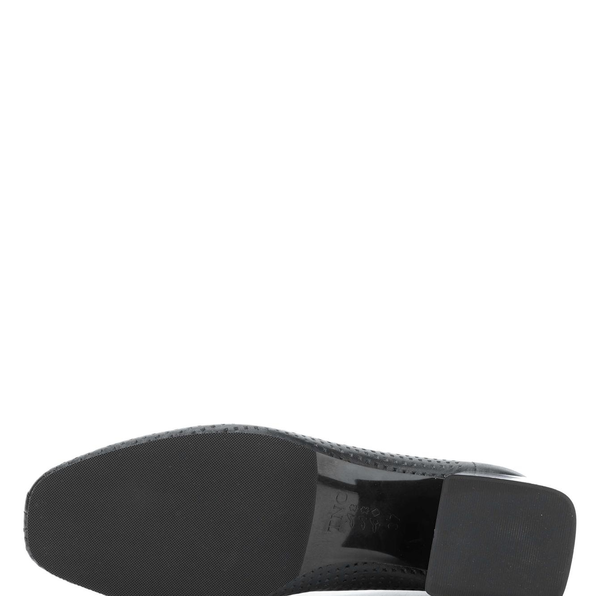 Tamer Tanca Kadın Hakiki Deri Siyah Deri Topuklu Ayakkabı