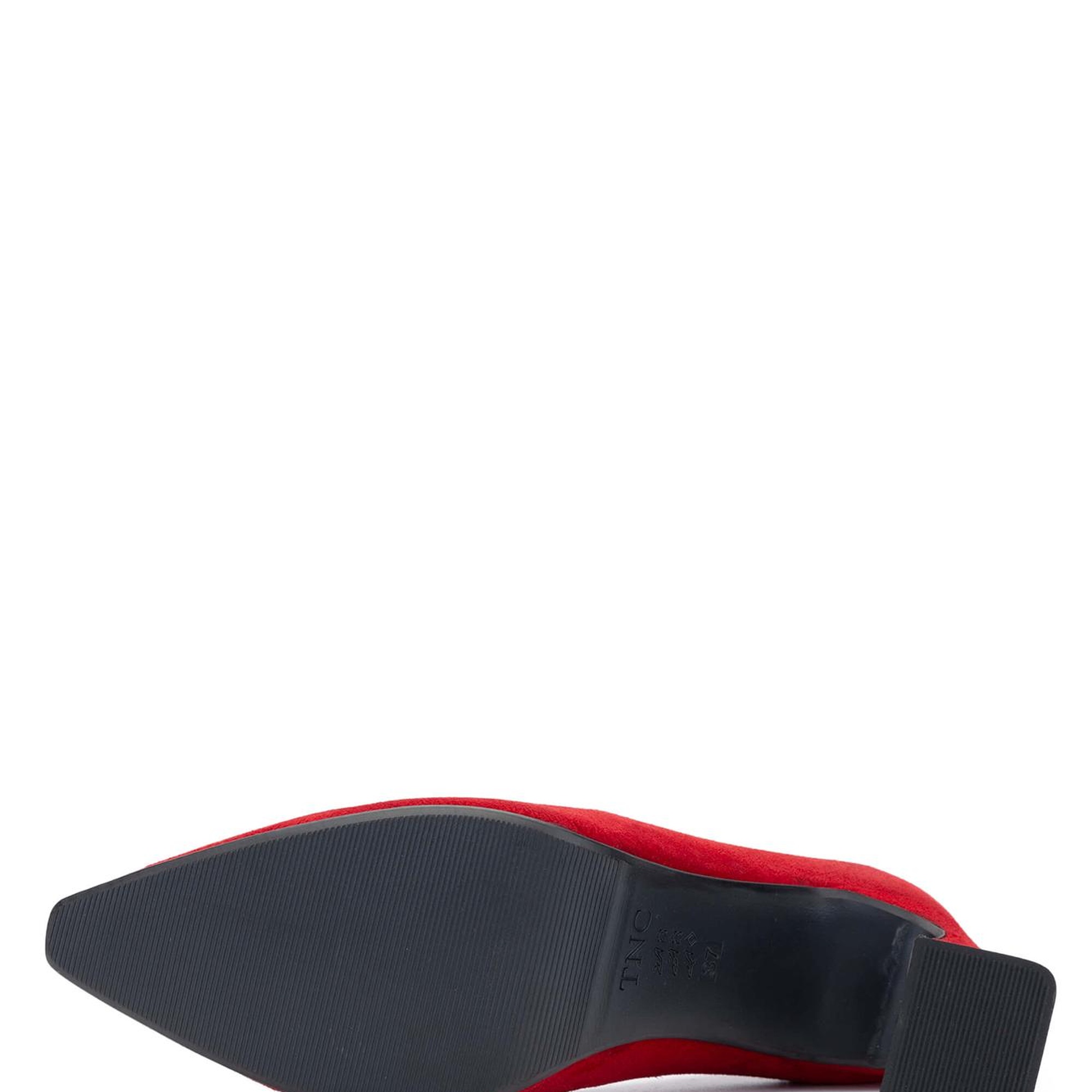 Tamer Tanca Kadın Hakiki Deri Kırmızı Topuklu Ayakkabı