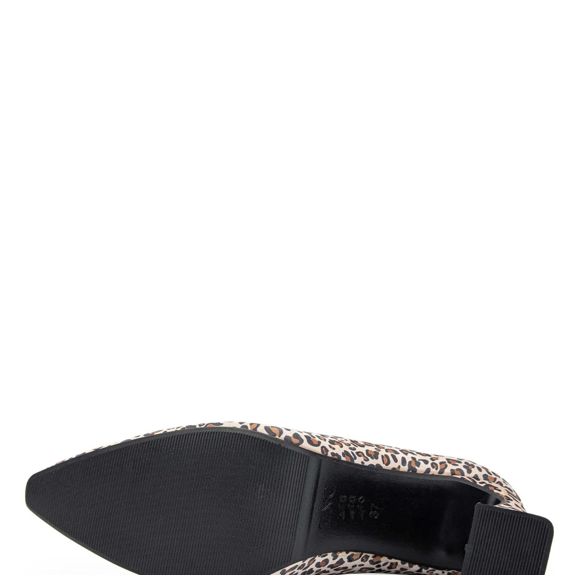 Tamer Tanca Kadın Hakiki Deri Leopar Topuklu Ayakkabı