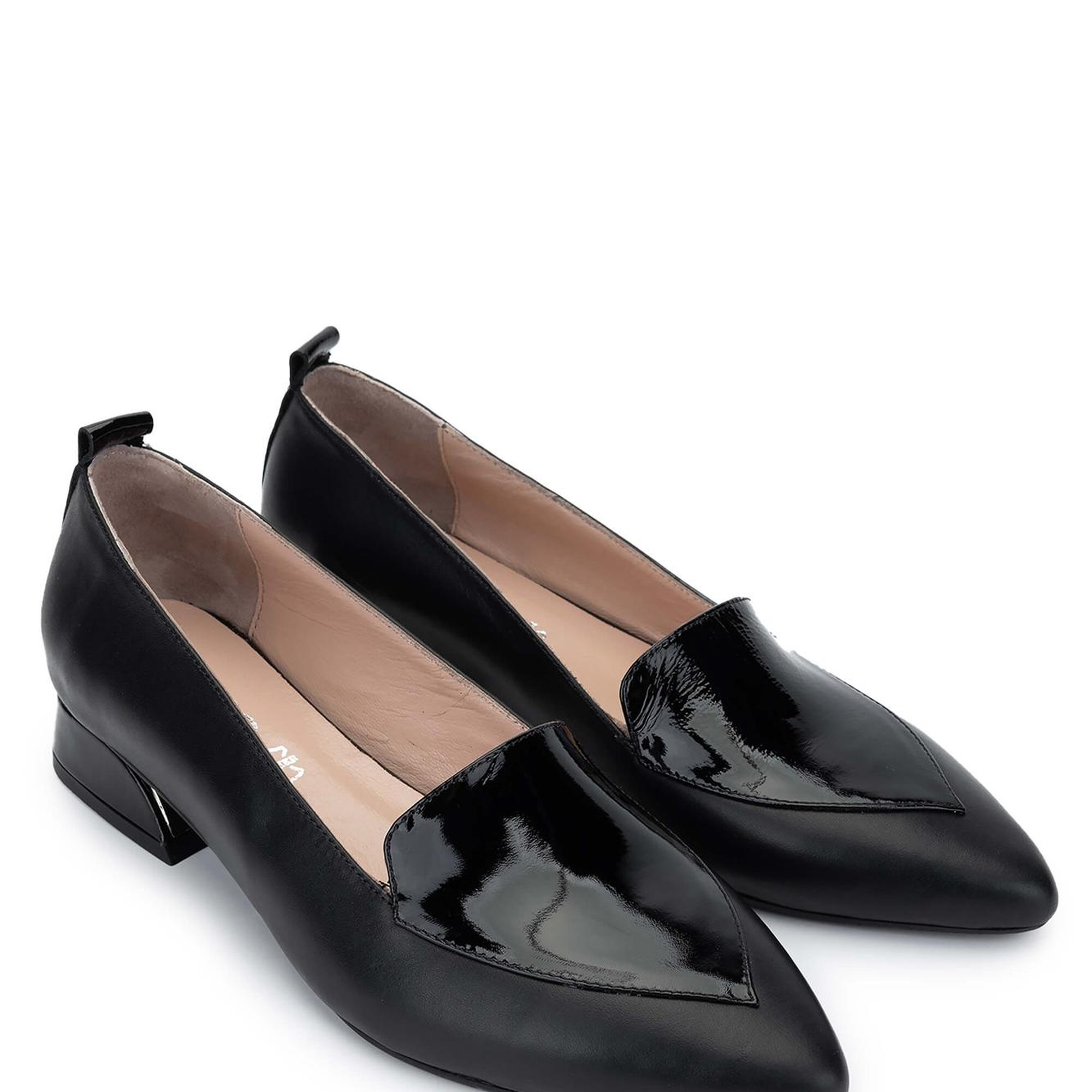 Tamer Tanca Kadın Hakiki Deri Siyah Topuklu Ayakkabı