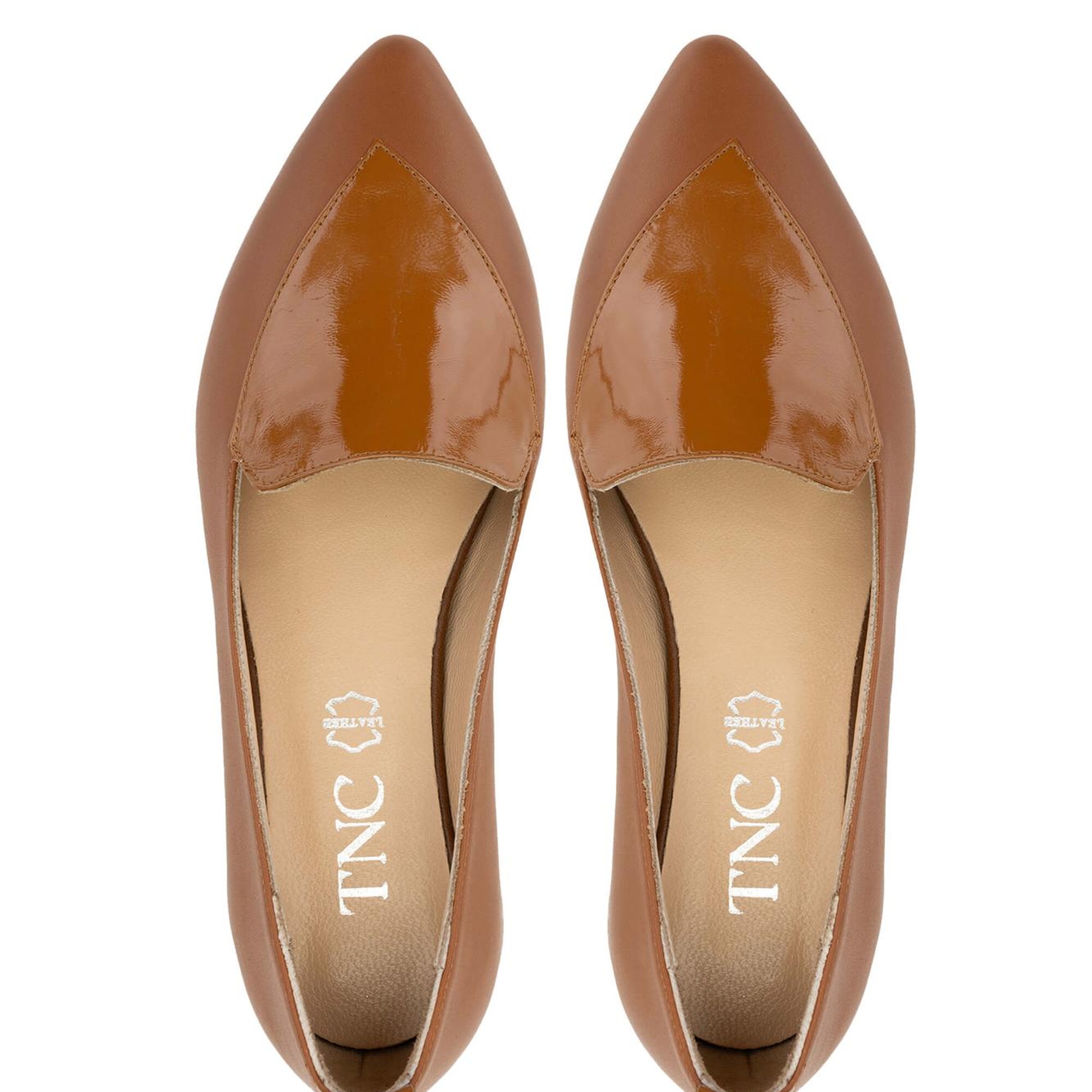 Tamer Tanca Kadın Hakiki Deri Taba Topuklu Ayakkabı