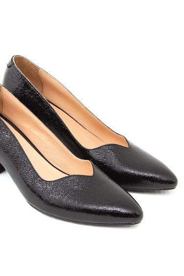  Tamer Tanca Kadın Hakiki Deri Siyah Topuklu & Stiletto Ayakkabı