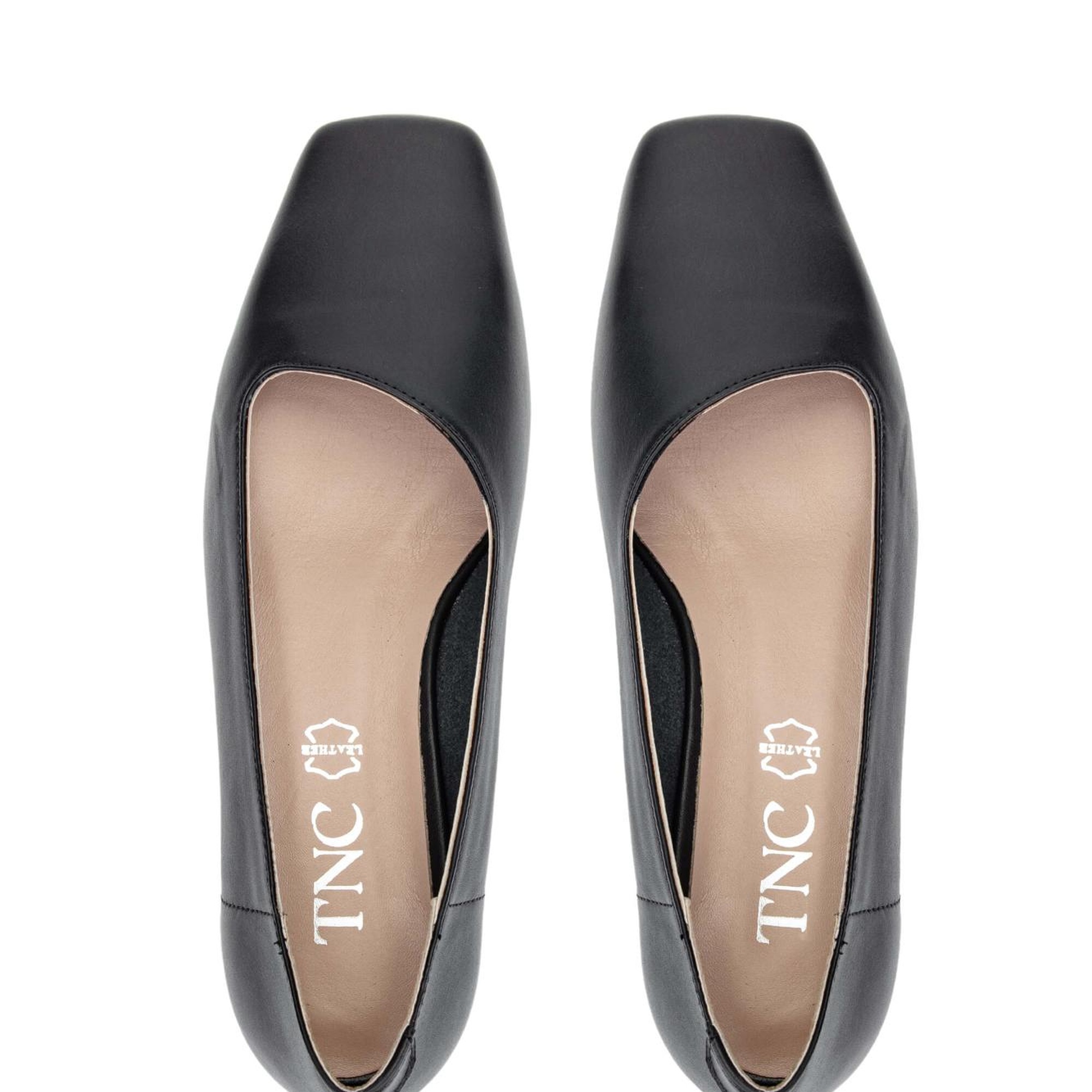 Tamer Tanca Kadın Hakiki Deri Siyah Deri Topuklu Ayakkabı