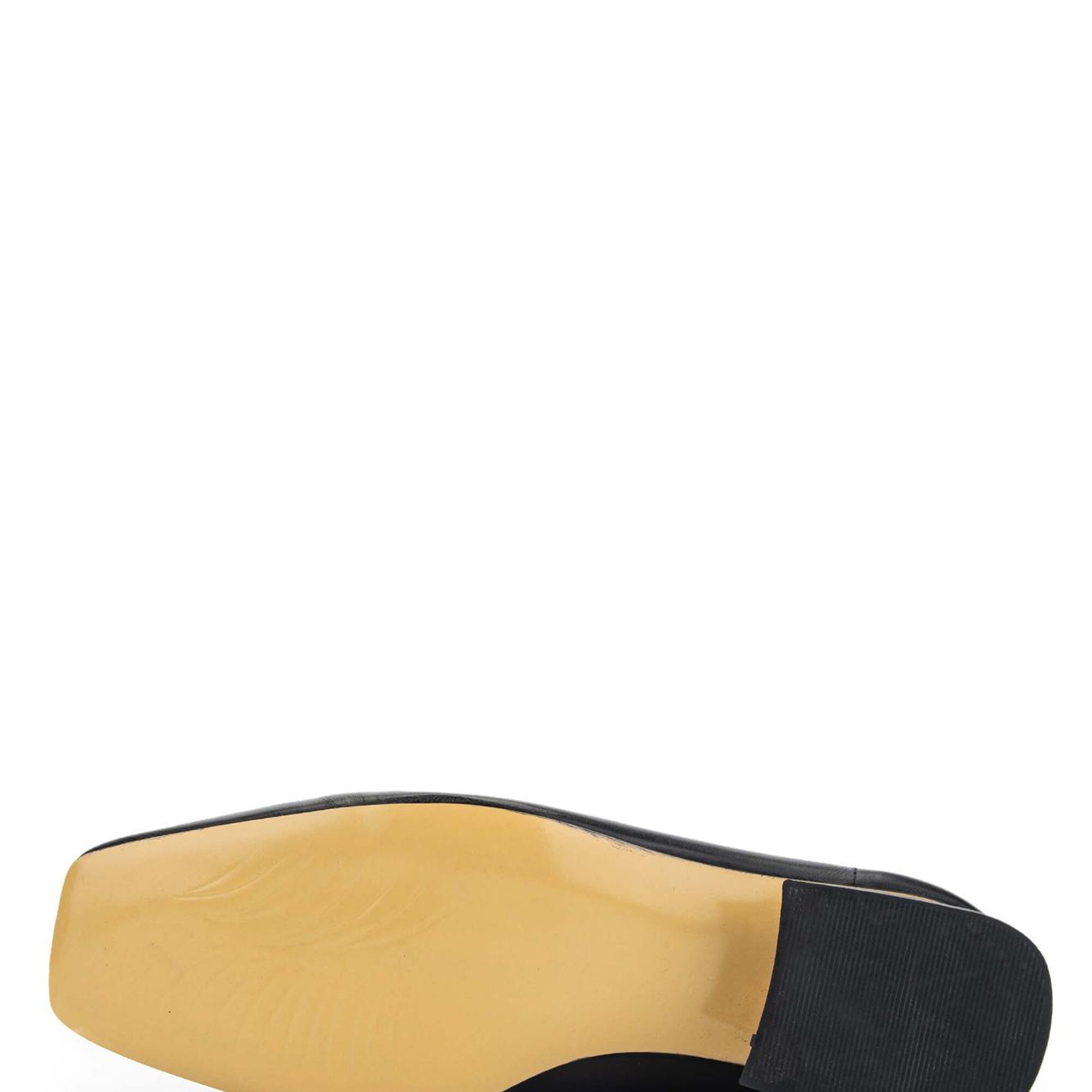 Tamer Tanca Kadın Hakiki Deri Siyah Deri Topuklu Ayakkabı