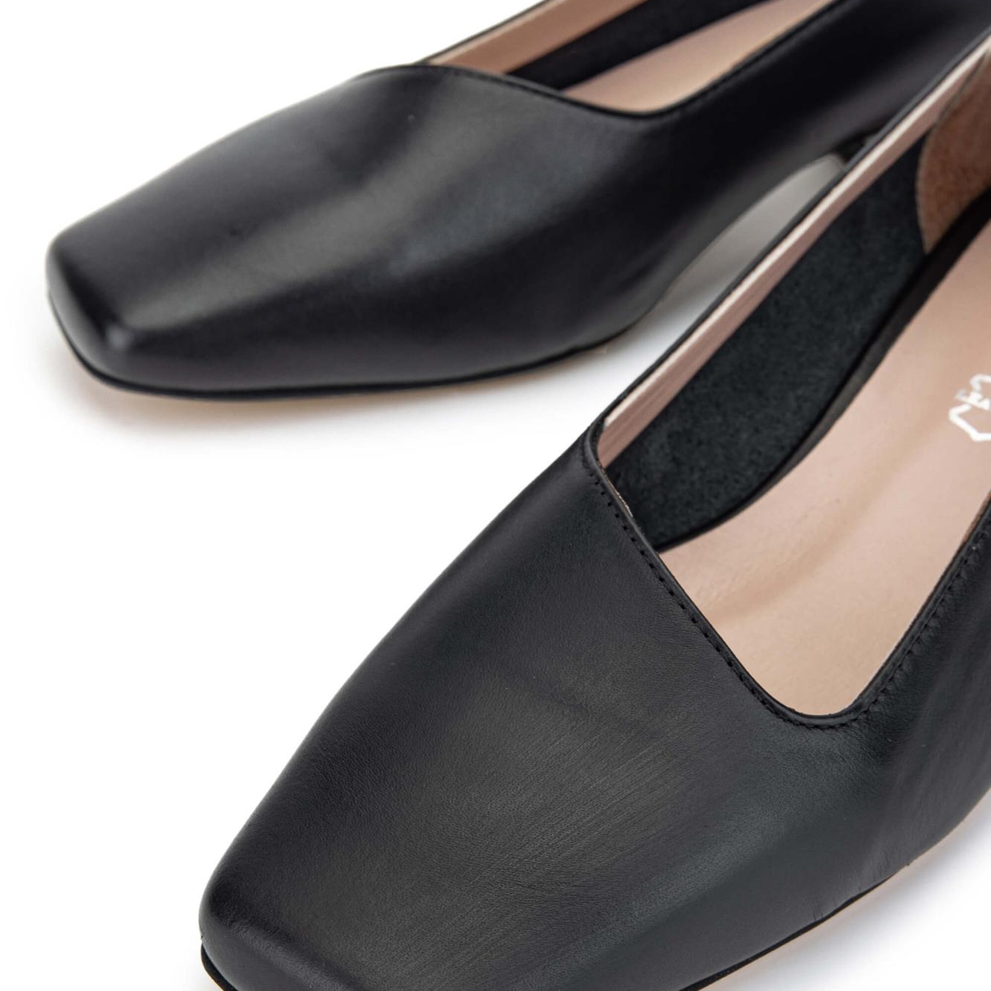 Tamer Tanca Kadın Hakiki Deri Siyah Deri Topuklu Ayakkabı