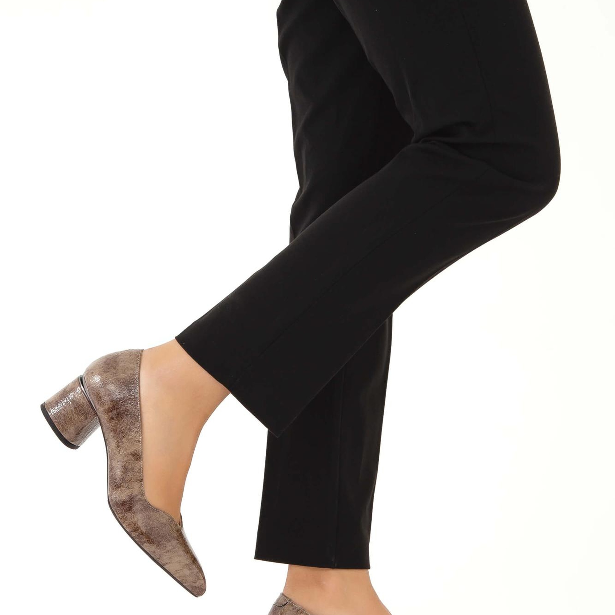 Tamer Tanca Kadın Hakiki Deri Vizon Topuklu & Stiletto Ayakkabı