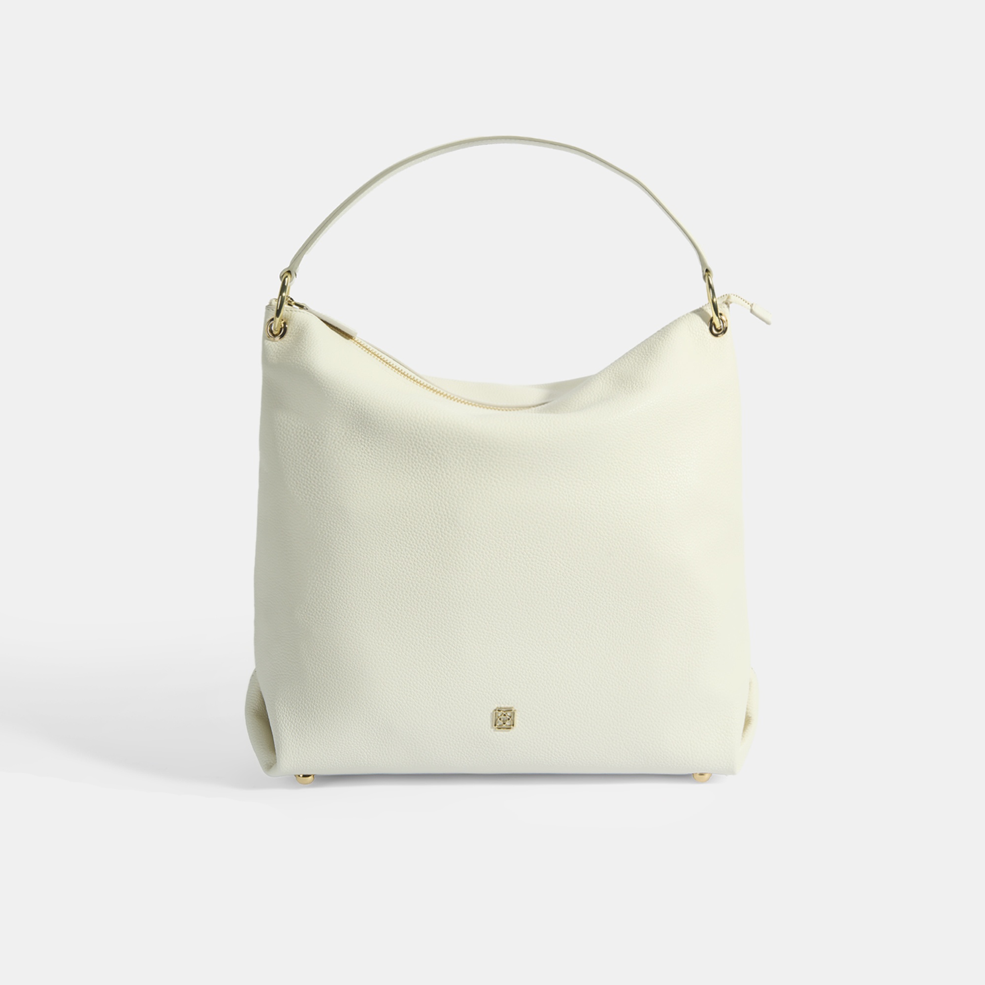 Kadın Beyaz Deri Omuz Çantası