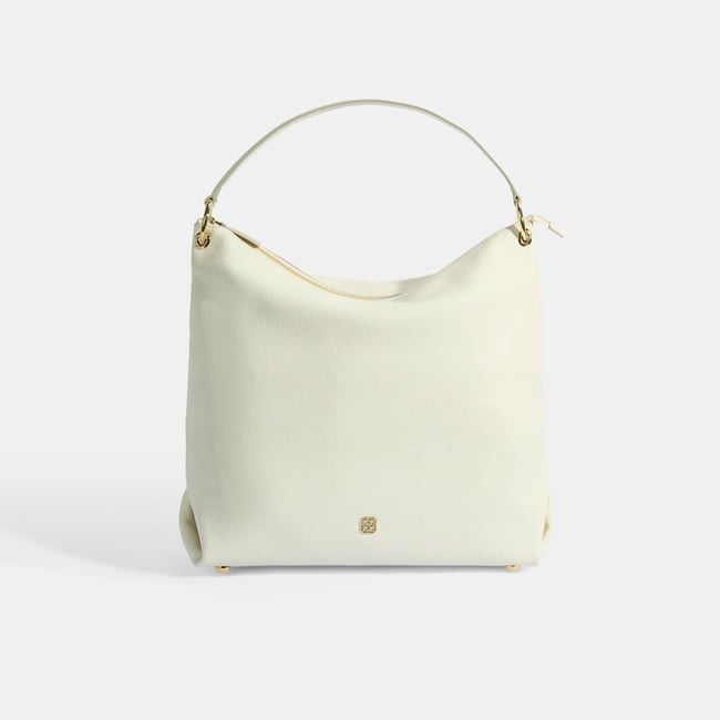  Kadın Beyaz Deri Omuz Çantası