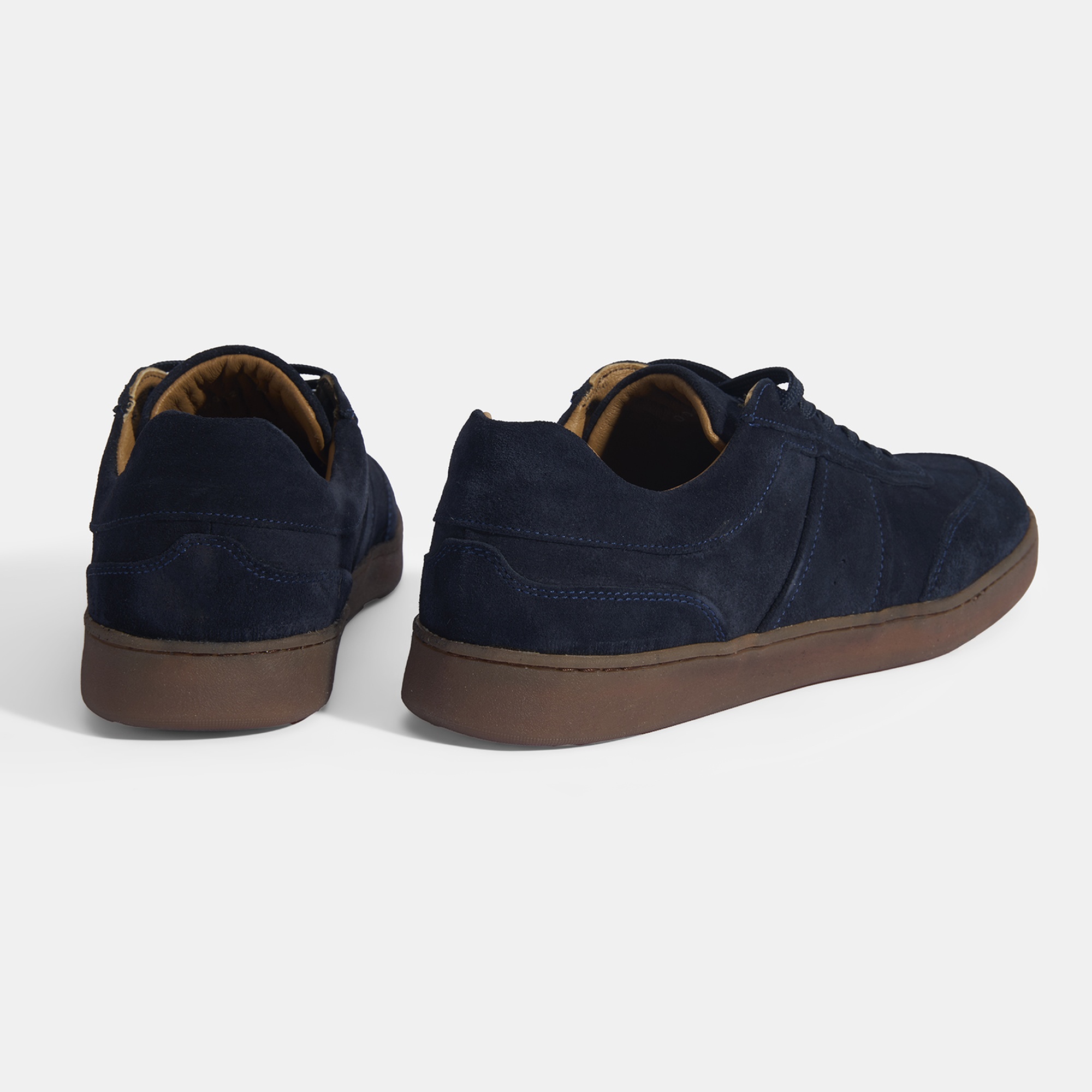 Erkek Lacivert Bağcıklı Süet Günlük Ayakkabı