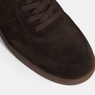  Erkek Kahve Bağcıklı Süet Günlük Ayakkabı