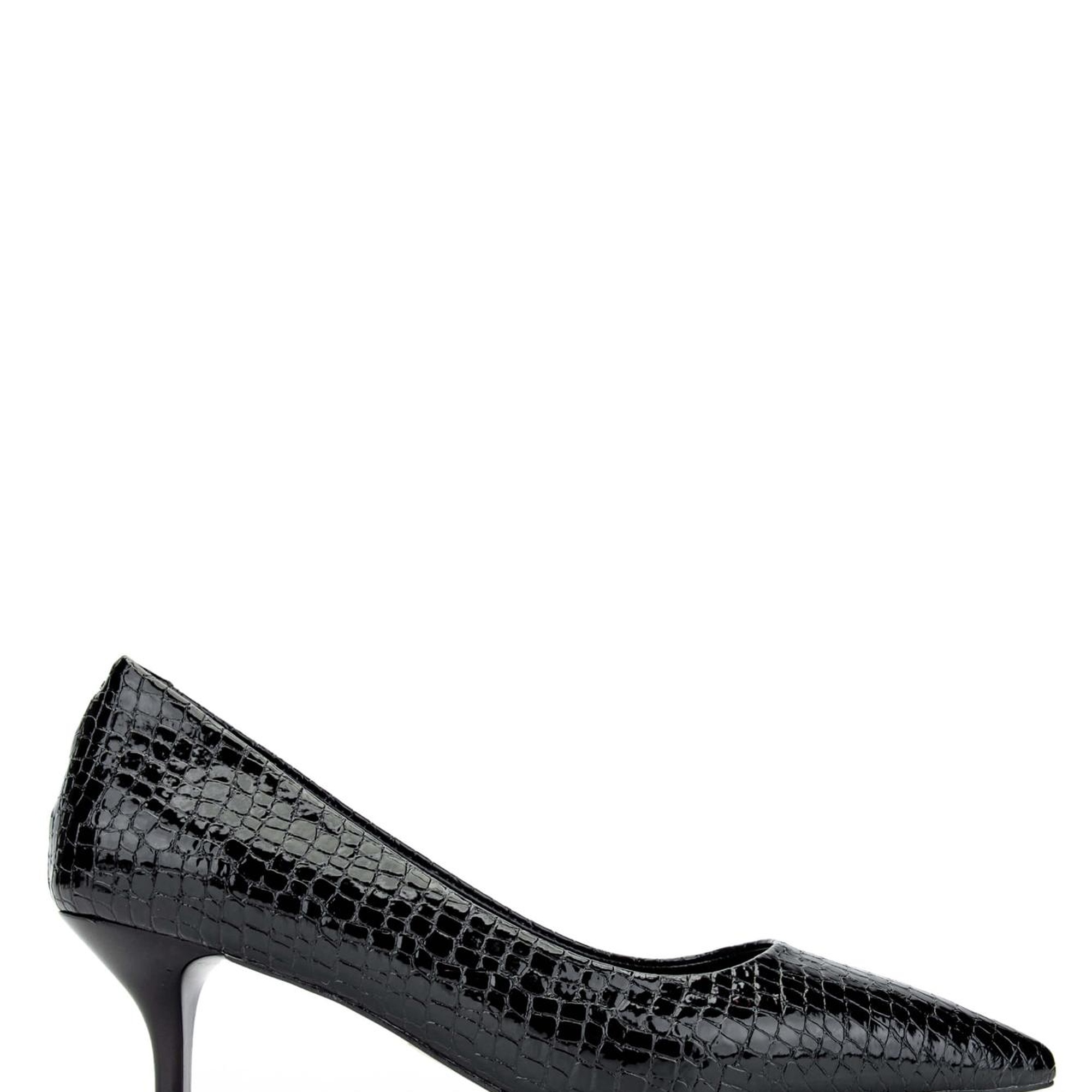 Tamer Tanca Kadın Hakiki Deri Siyah Stiletto Ayakkabı