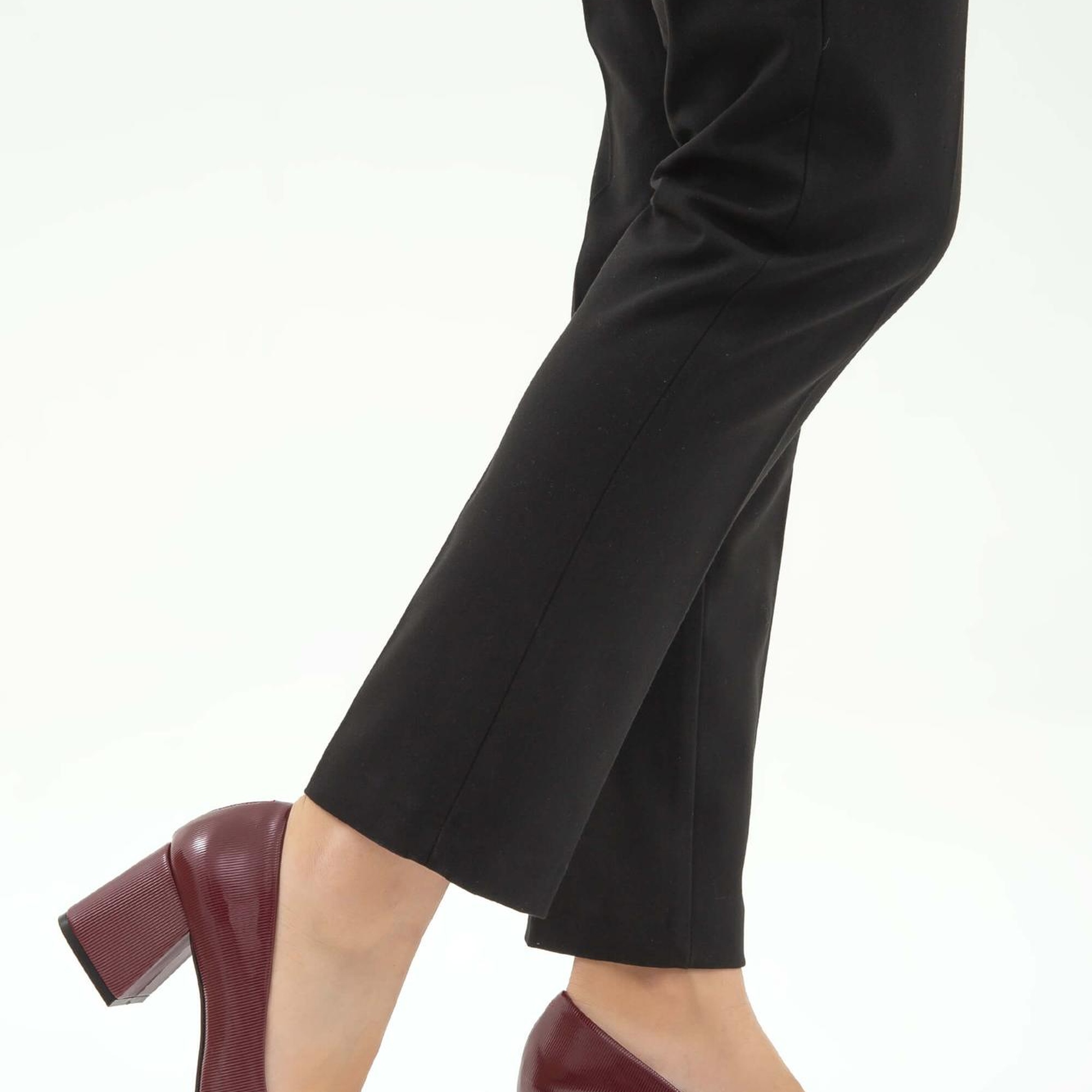 Tamer Tanca Kadın Vegan Bordo Abiye Ayakkabı