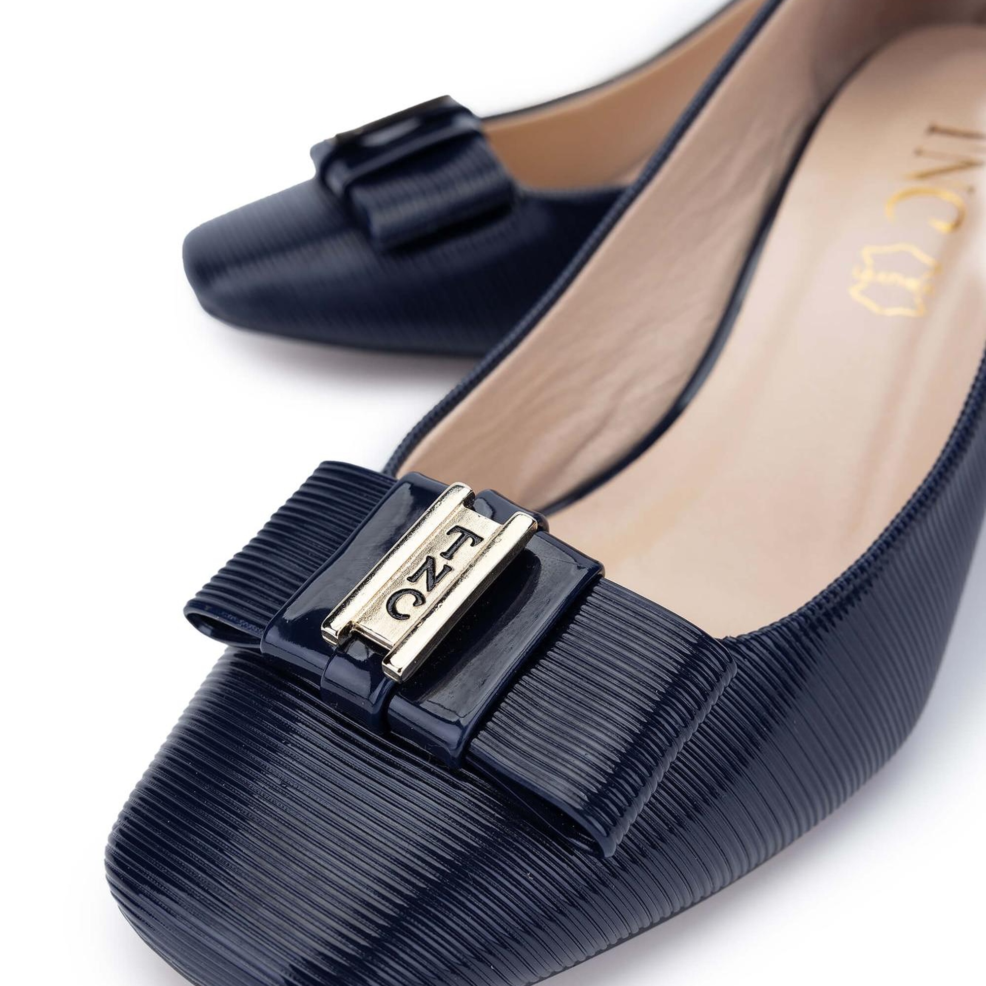 Tamer Tanca Kadın Vegan Lacivert Abiye Ayakkabı