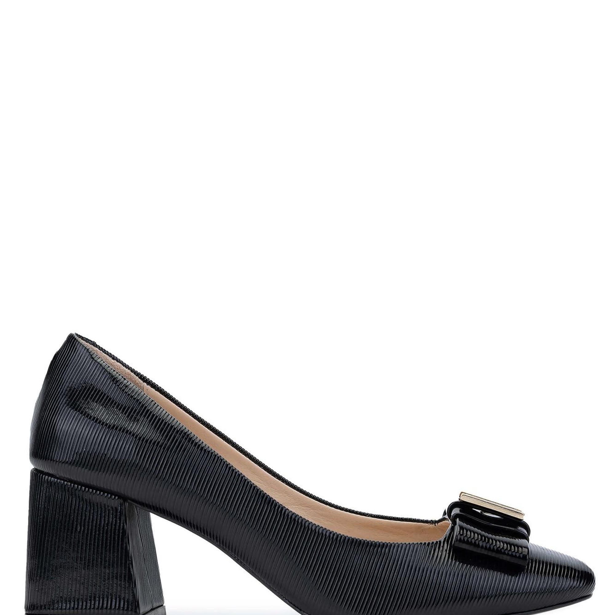 Tamer Tanca Kadın Vegan Siyah Abiye Ayakkabı