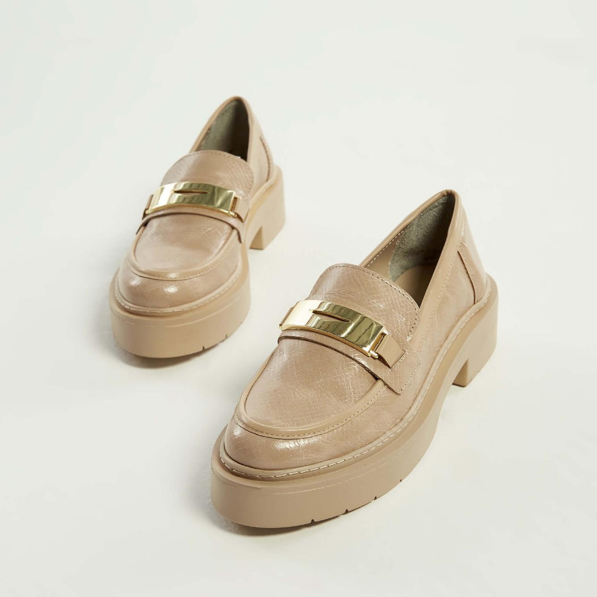 Tamer Tanca Kadın Vegan Nude Loafer Ayakkabı