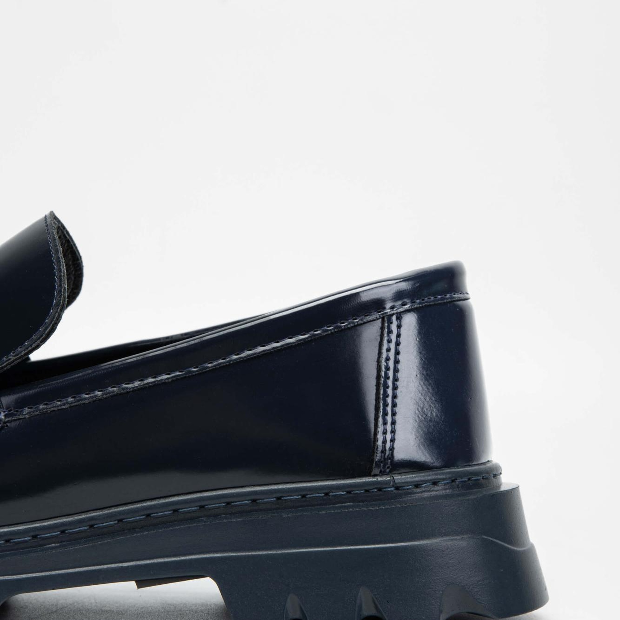 Tamer Tanca Kadın Vegan Lacivert Loafer Ayakkabı