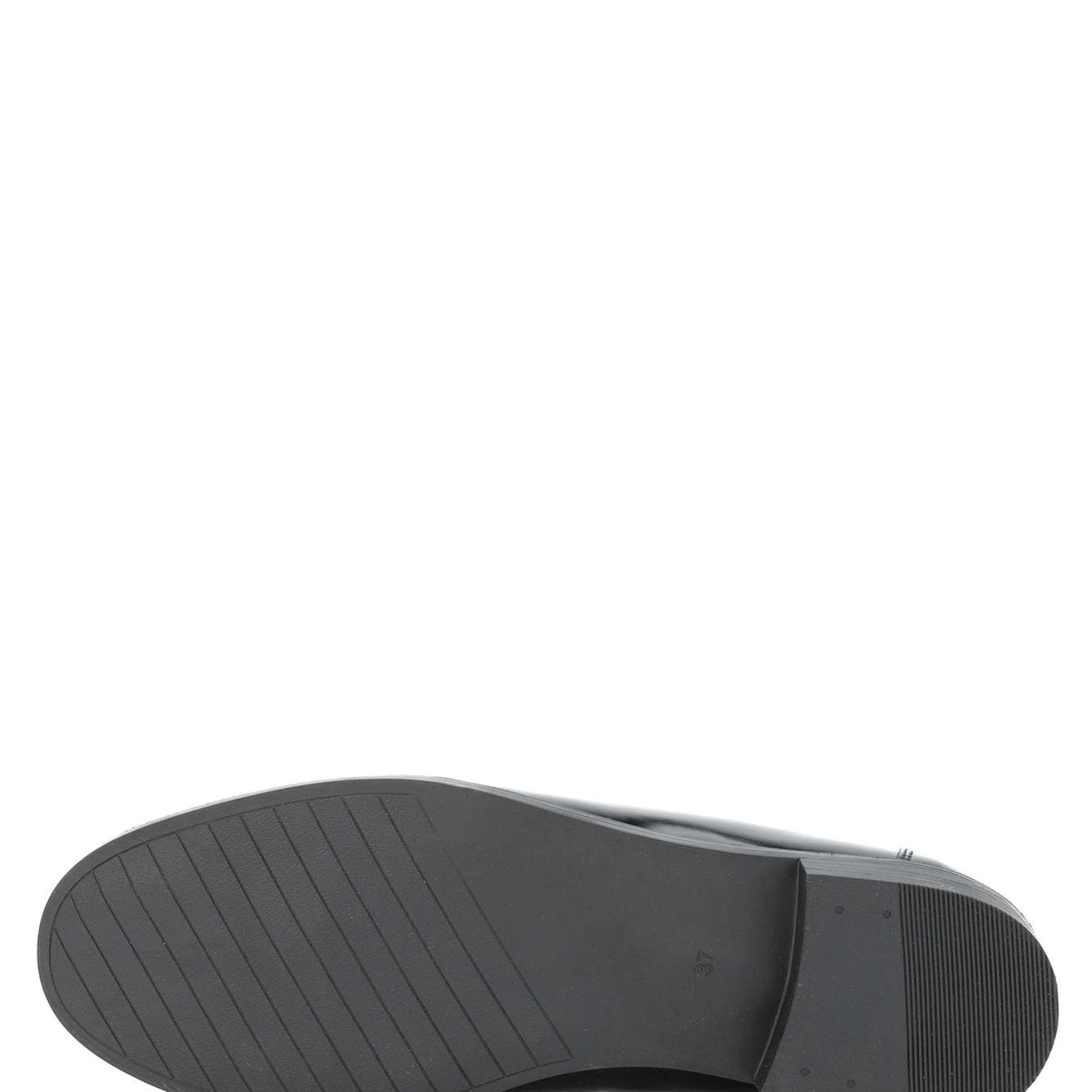 Tamer Tanca Kadın Vegan Siyah Açma Loafer Ayakkabı