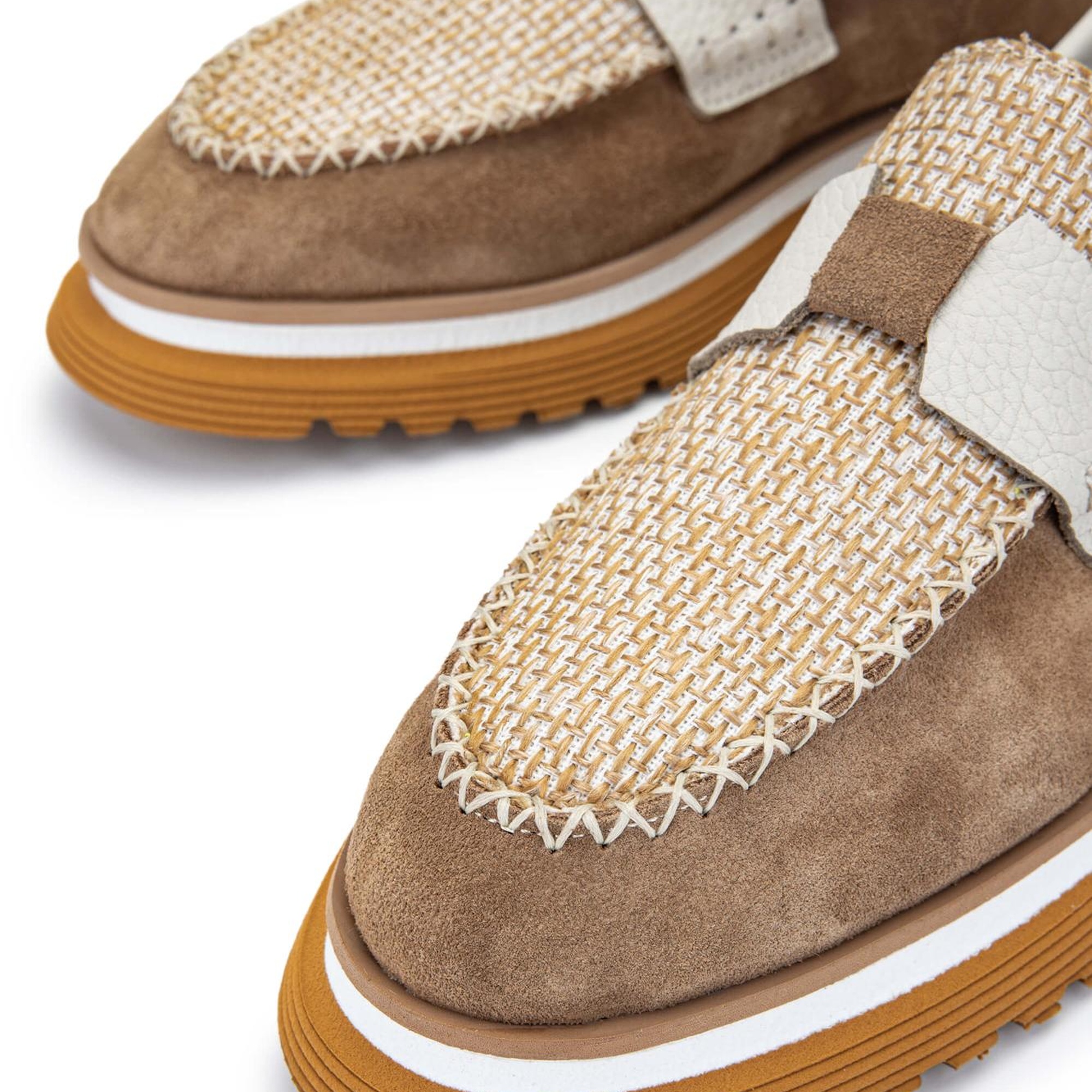 Tamer Tanca Kadın Hakiki Deri Tütün Süet Loafer Ayakkabı