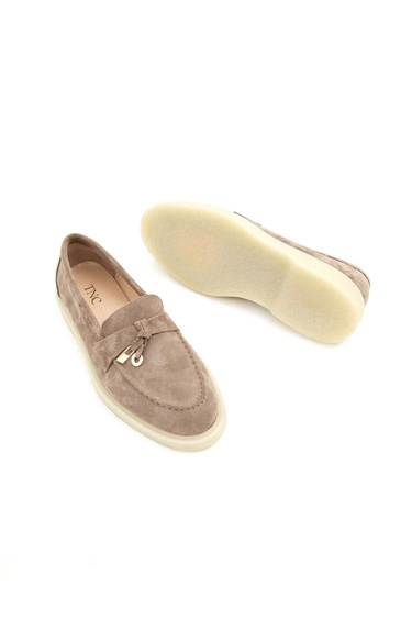  Tamer Tanca Kadın Hakiki Deri Vizon Loafer Ayakkabı