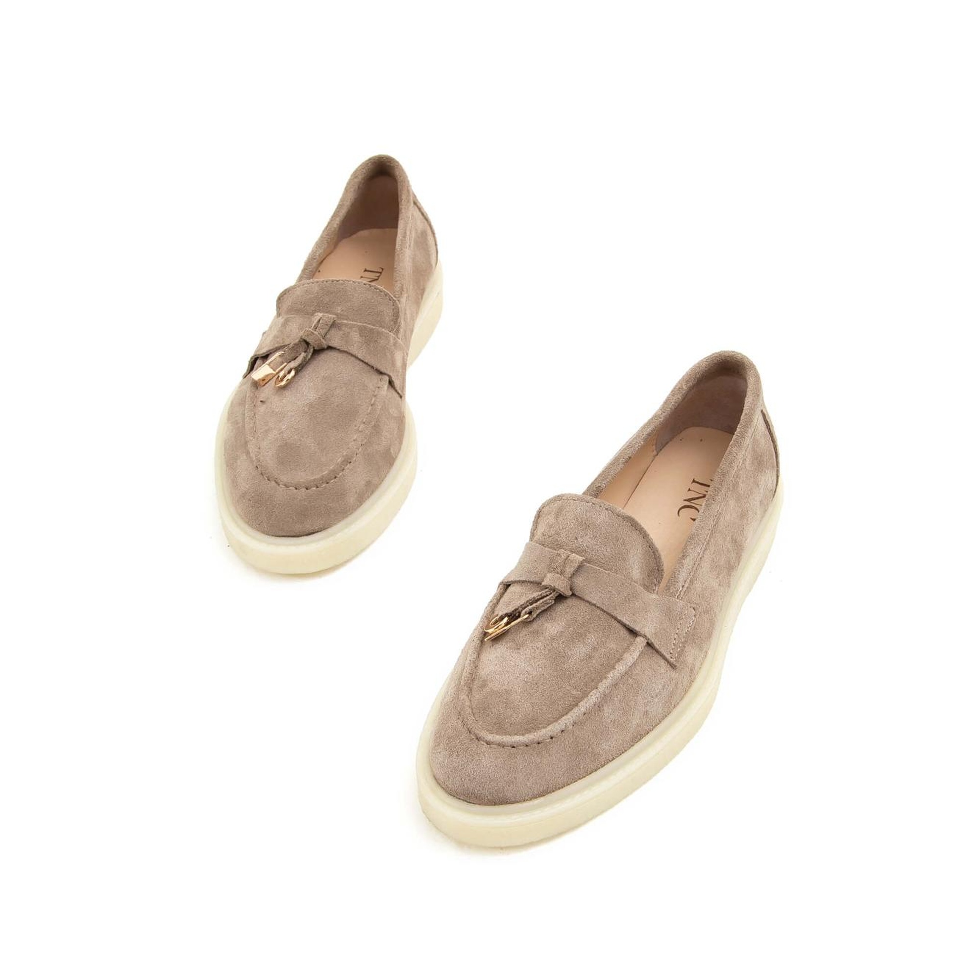 Tamer Tanca Kadın Hakiki Deri Vizon Loafer Ayakkabı