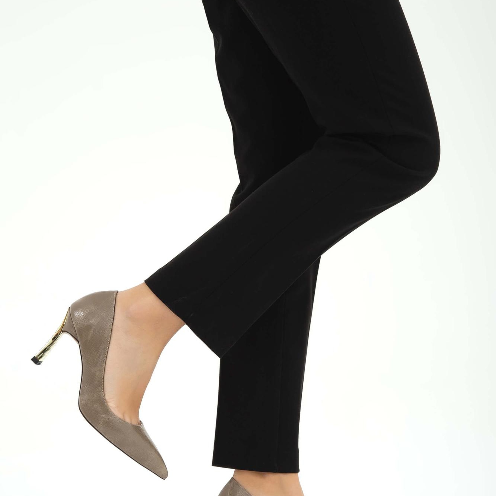 Tamer Tanca Kadın Vegan Vizon Stiletto Ayakkabı