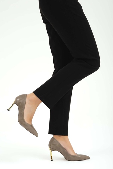  Tamer Tanca Kadın Vegan Vizon Stiletto Ayakkabı