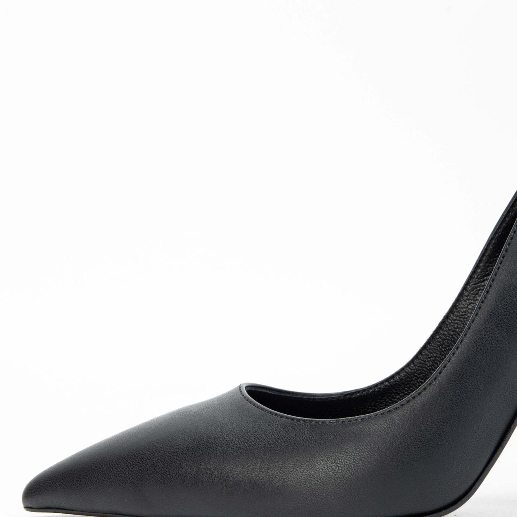 Tamer Tanca Kadın Vegan Siyah Stiletto Ayakkabı