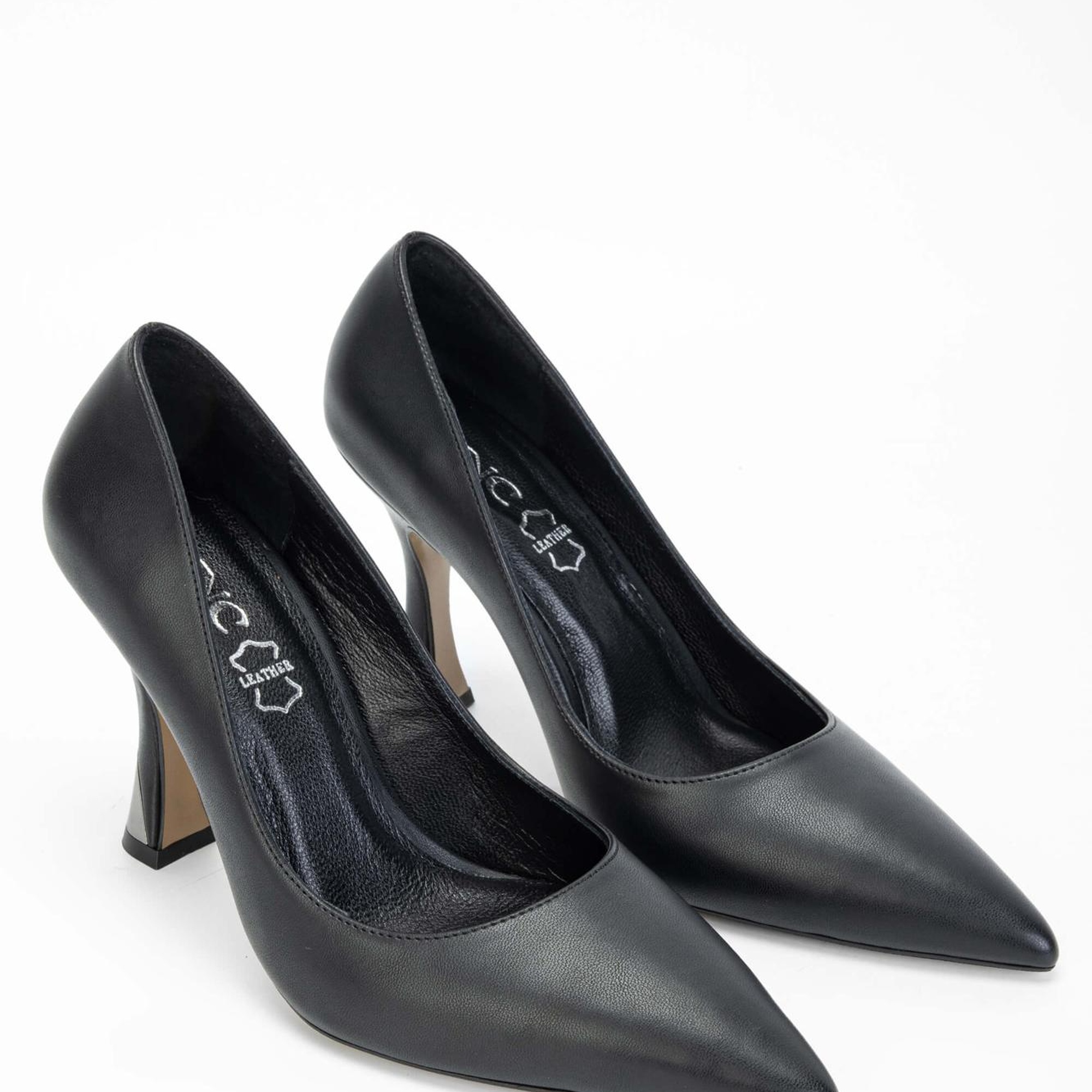 Tamer Tanca Kadın Vegan Siyah Stiletto Ayakkabı