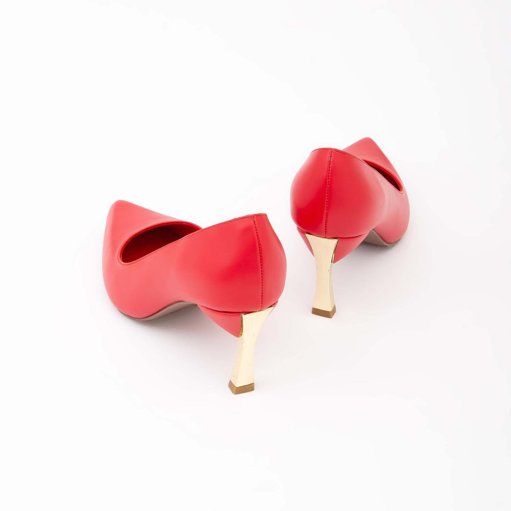 Tamer Tanca Kadın Vegan Kırmızı Stiletto Ayakkabı