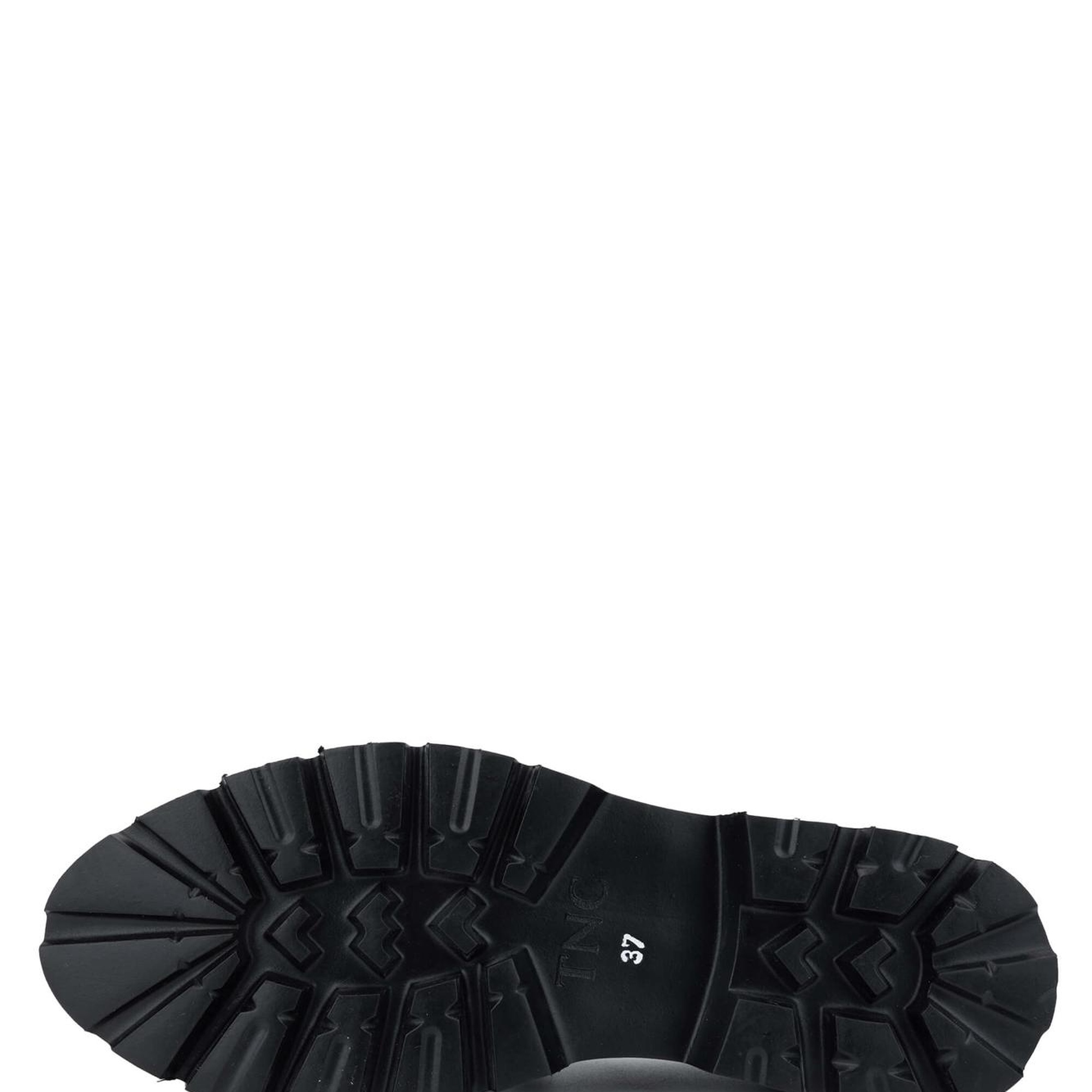 Tamer Tanca Kadın Hakiki Deri Siyah Rugan Loafer Ayakkabı