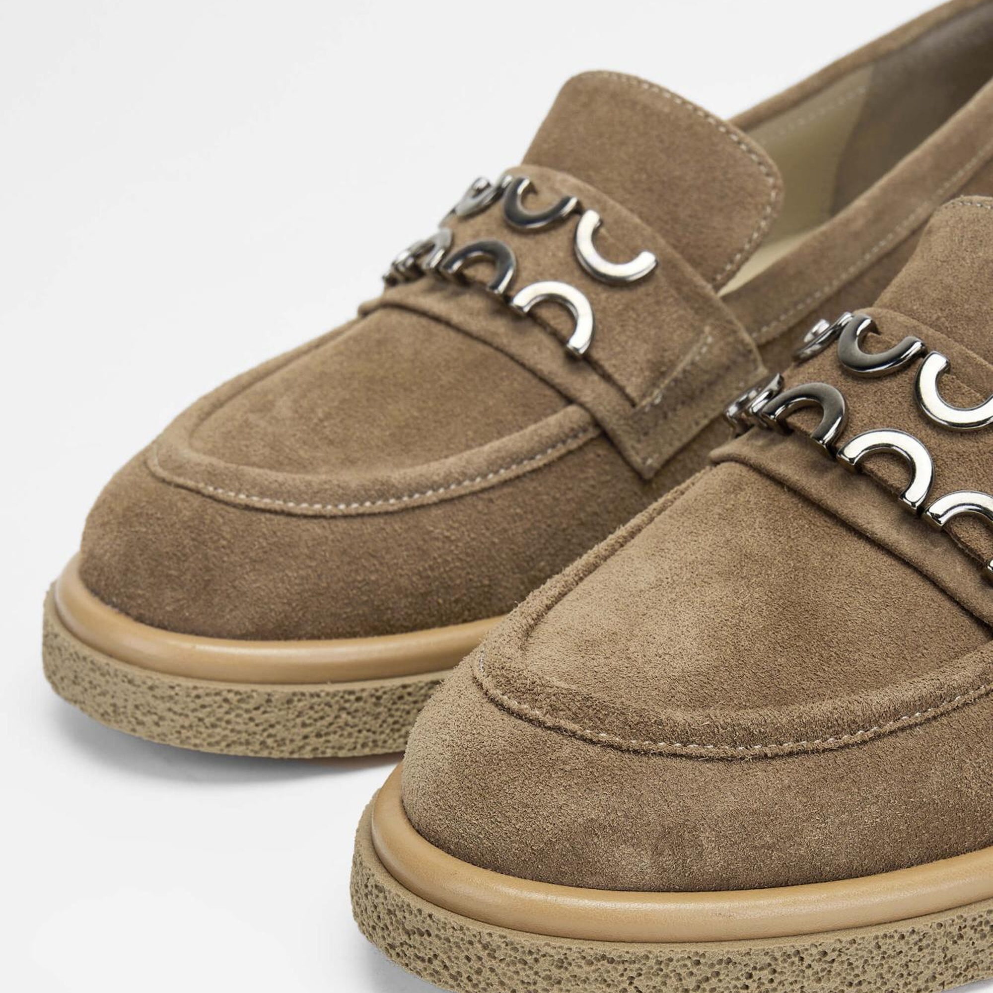 Tamer Tanca Kadın Hakiki Deri Kahverengi Loafer Ayakkabı