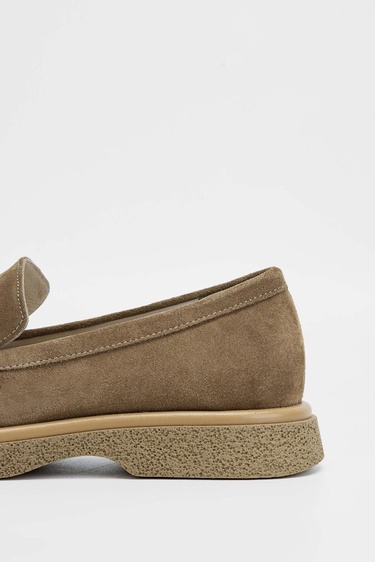  Tamer Tanca Kadın Hakiki Deri Kahverengi Loafer Ayakkabı