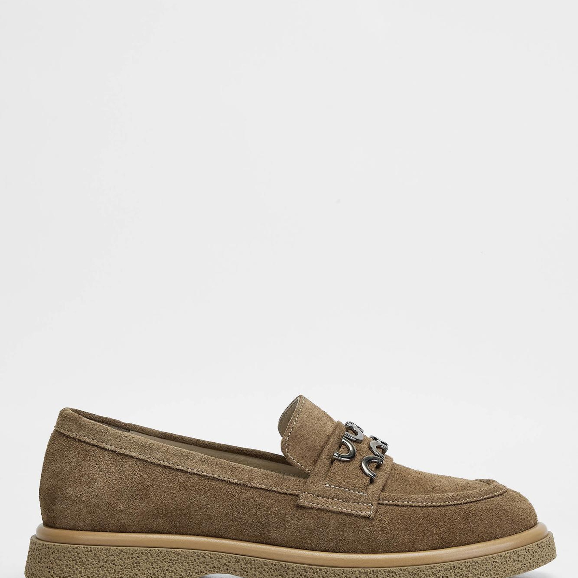 Tamer Tanca Kadın Hakiki Deri Kahverengi Loafer Ayakkabı