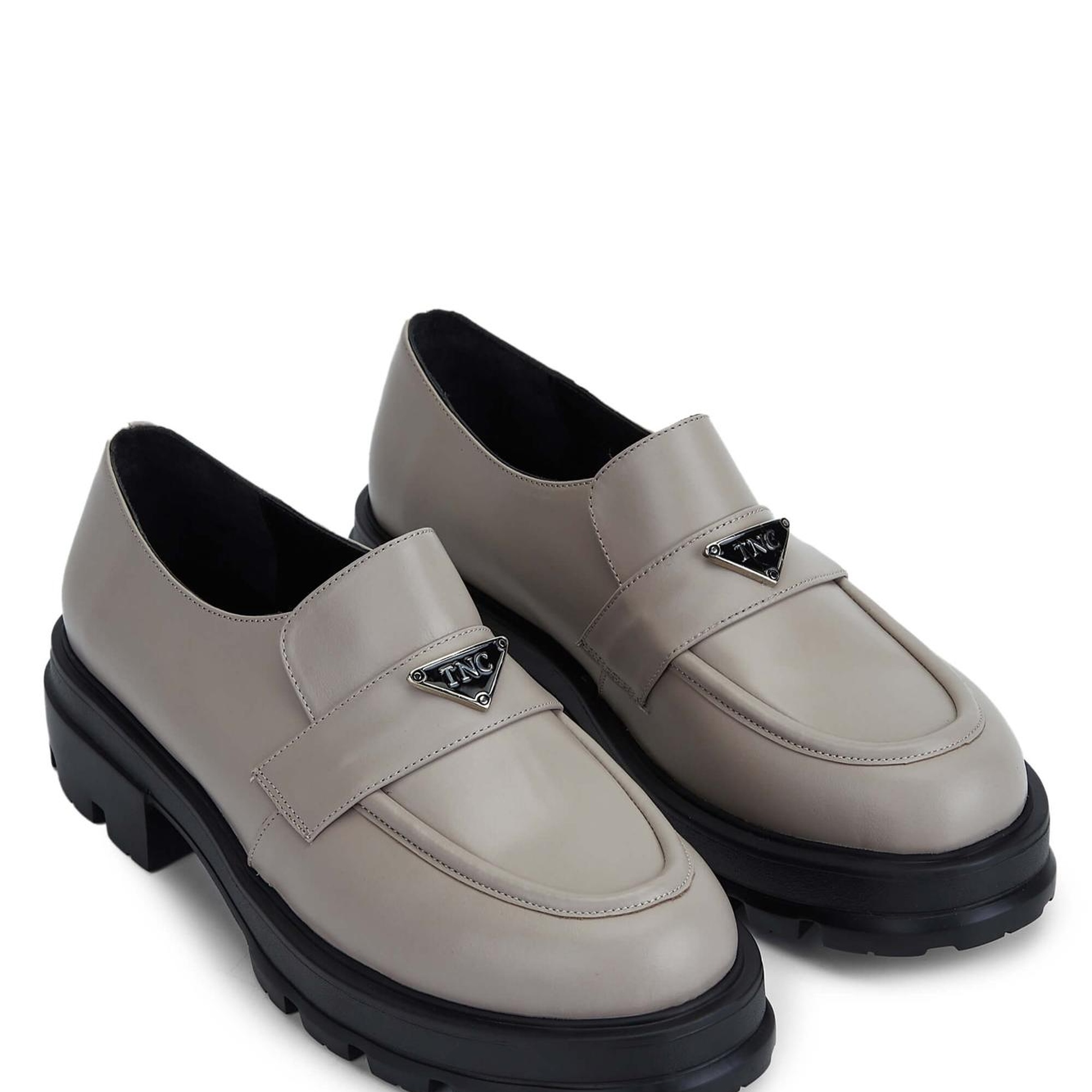 Tamer Tanca Kadın Hakiki Deri Vizon Loafer Ayakkabı