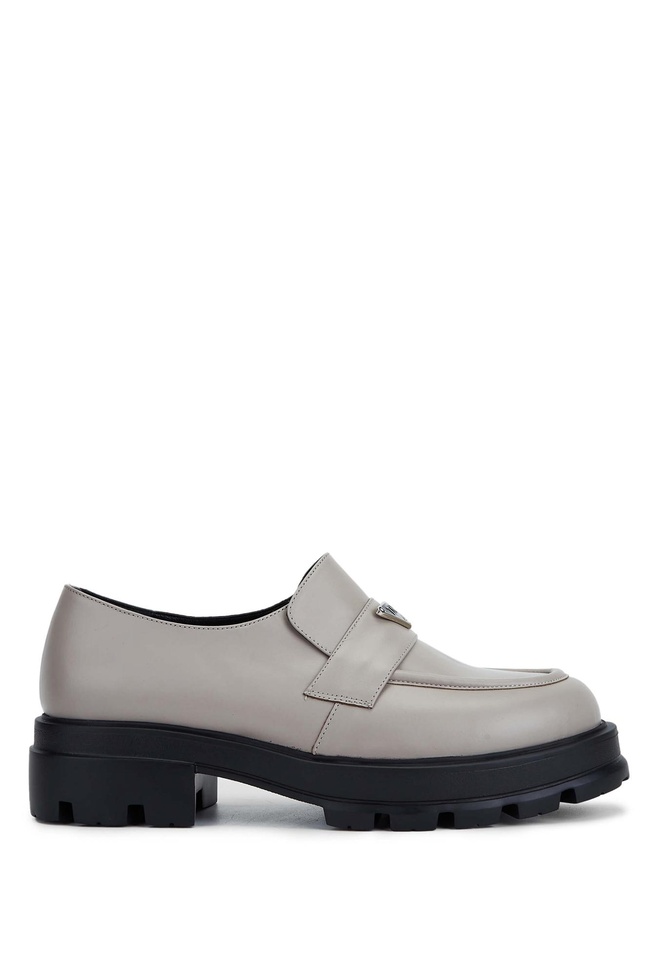  Tamer Tanca Kadın Hakiki Deri Vizon Loafer Ayakkabı