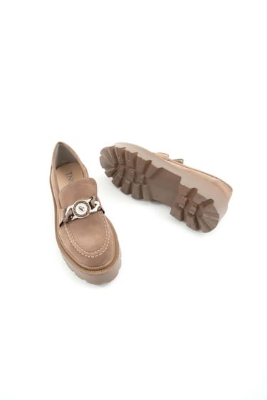  Tamer Tanca Kadın Vegan Vizon Loafer Ayakkabı