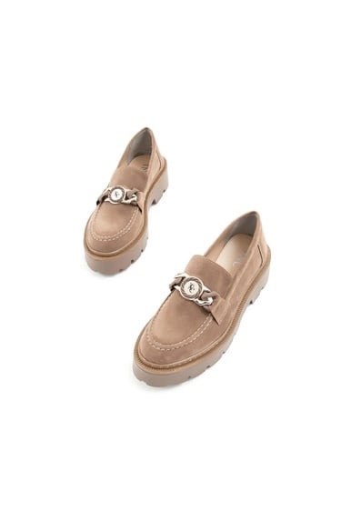  Tamer Tanca Kadın Vegan Vizon Loafer Ayakkabı