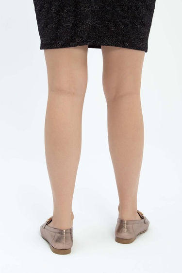  Tamer Tanca Kadın Hakiki Deri Antrasit Loafer Ayakkabı